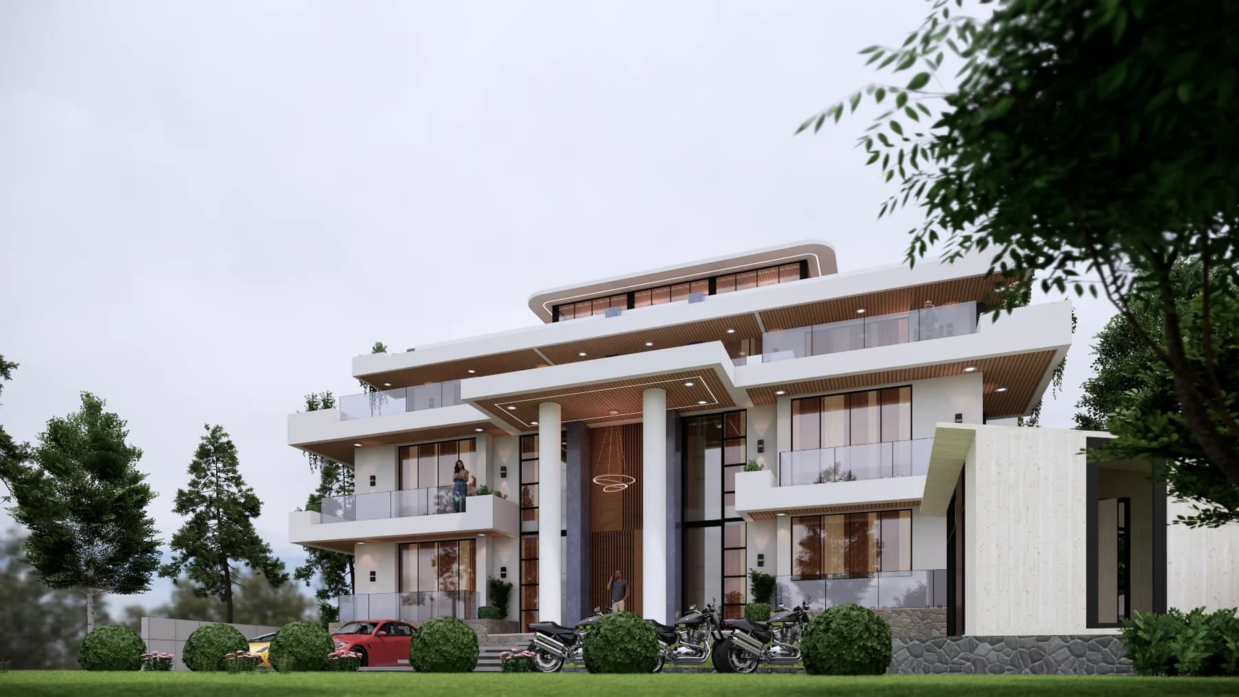 Mulpani Residence, design render, view 1