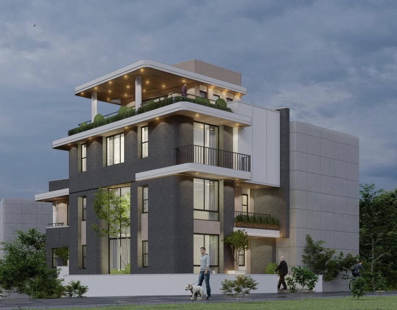 Munal Residence, design render, view 1